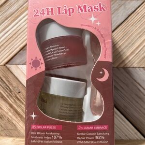 24H Lip Mask Set - Pink and White
